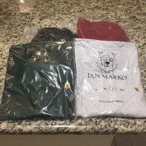 Brand new Ian Marko long sleeve shirts
